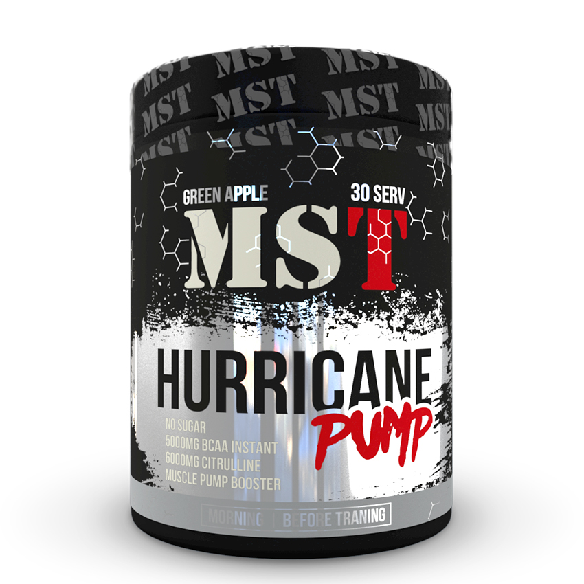 

Предтренировочный комплекс MST Nutrition Hurricane Pump 300 грамм