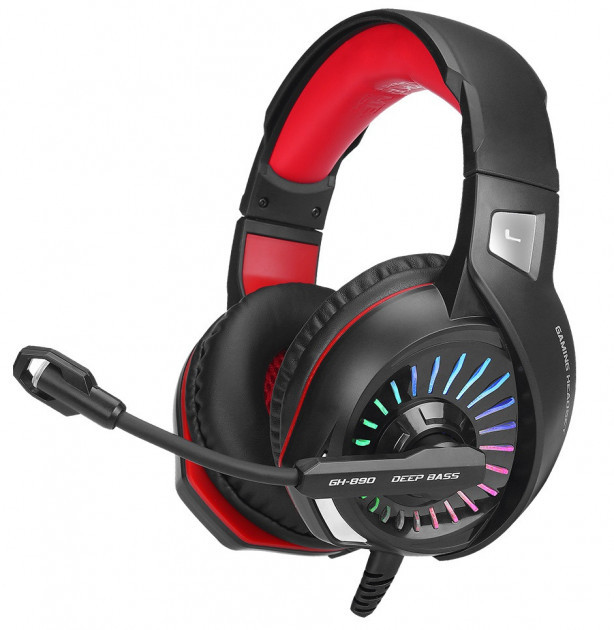 

Наушники игровые с микрофоном XTRIKE ME Gaming RGB Backlight GH-890 Black