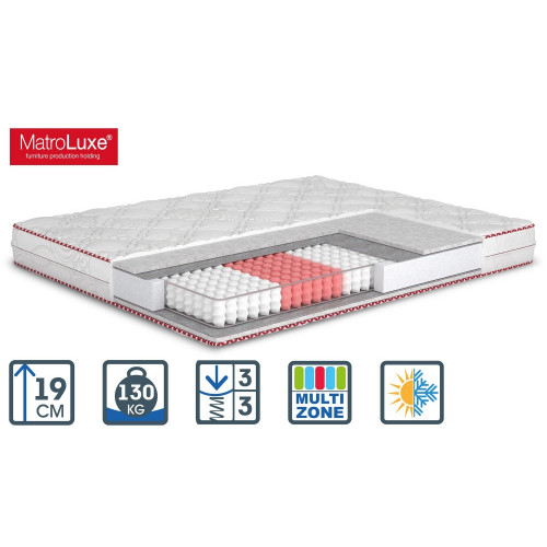 

Ортопедический матрас MatroLuxe Four Red Carmin Кармин Pocket Spring 90х190