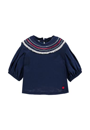 

Футболка для девочки Brums 191BGFL003/1 110 синяя