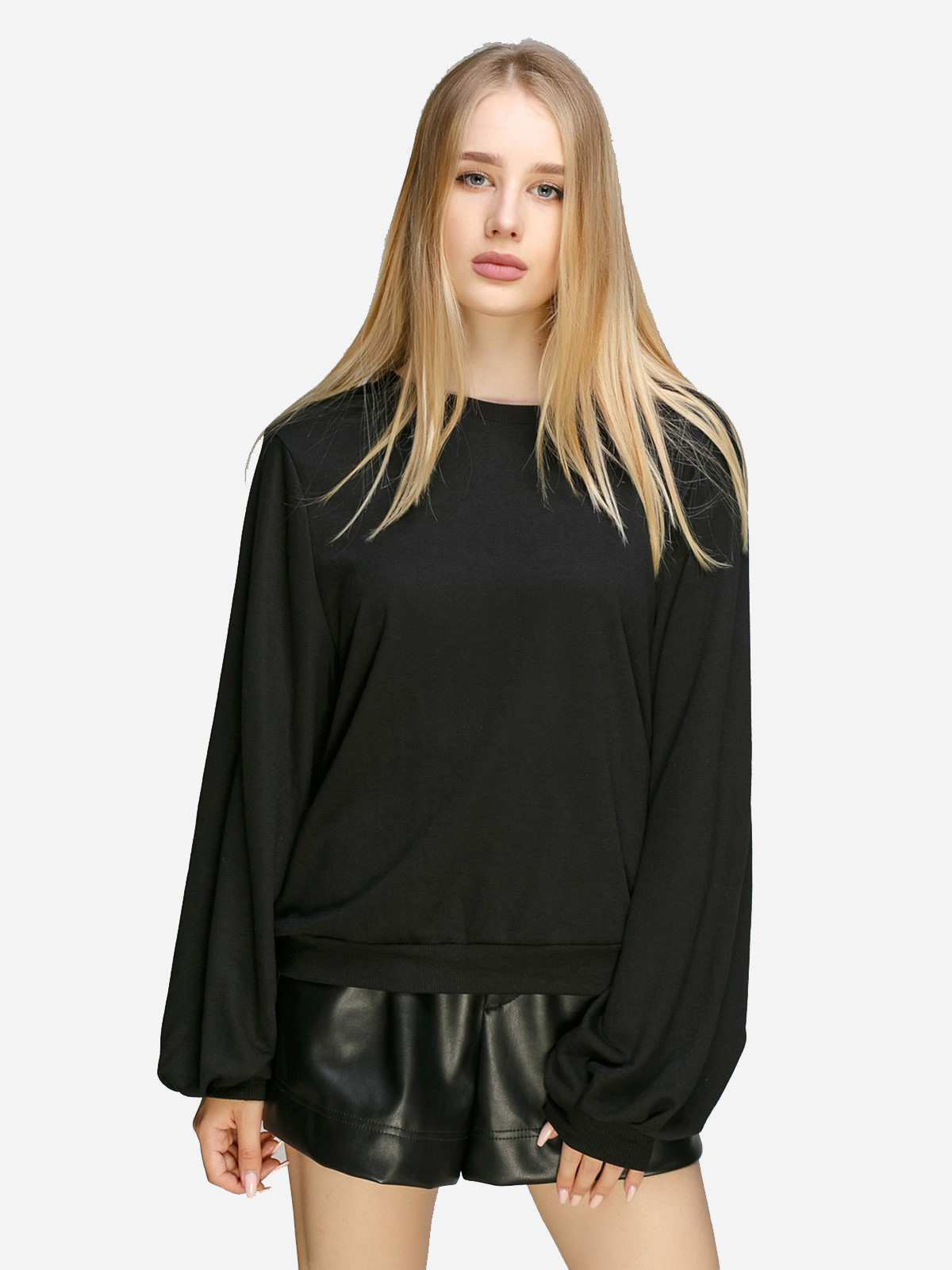 

Свитшот Bershka 6670-831-800  Черный, Свитшот Bershka 6670-831-800 L Черный