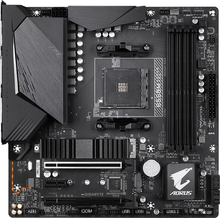 

Материнская плата Gigabyte B550M Aorus Pro (sAM4, AMD B550, PCI-Ex16)