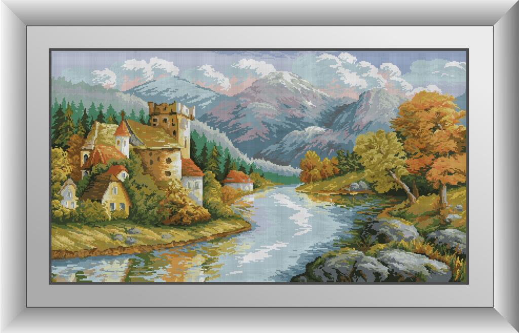 

Набор алмазной живописи Dream Art Град у реки