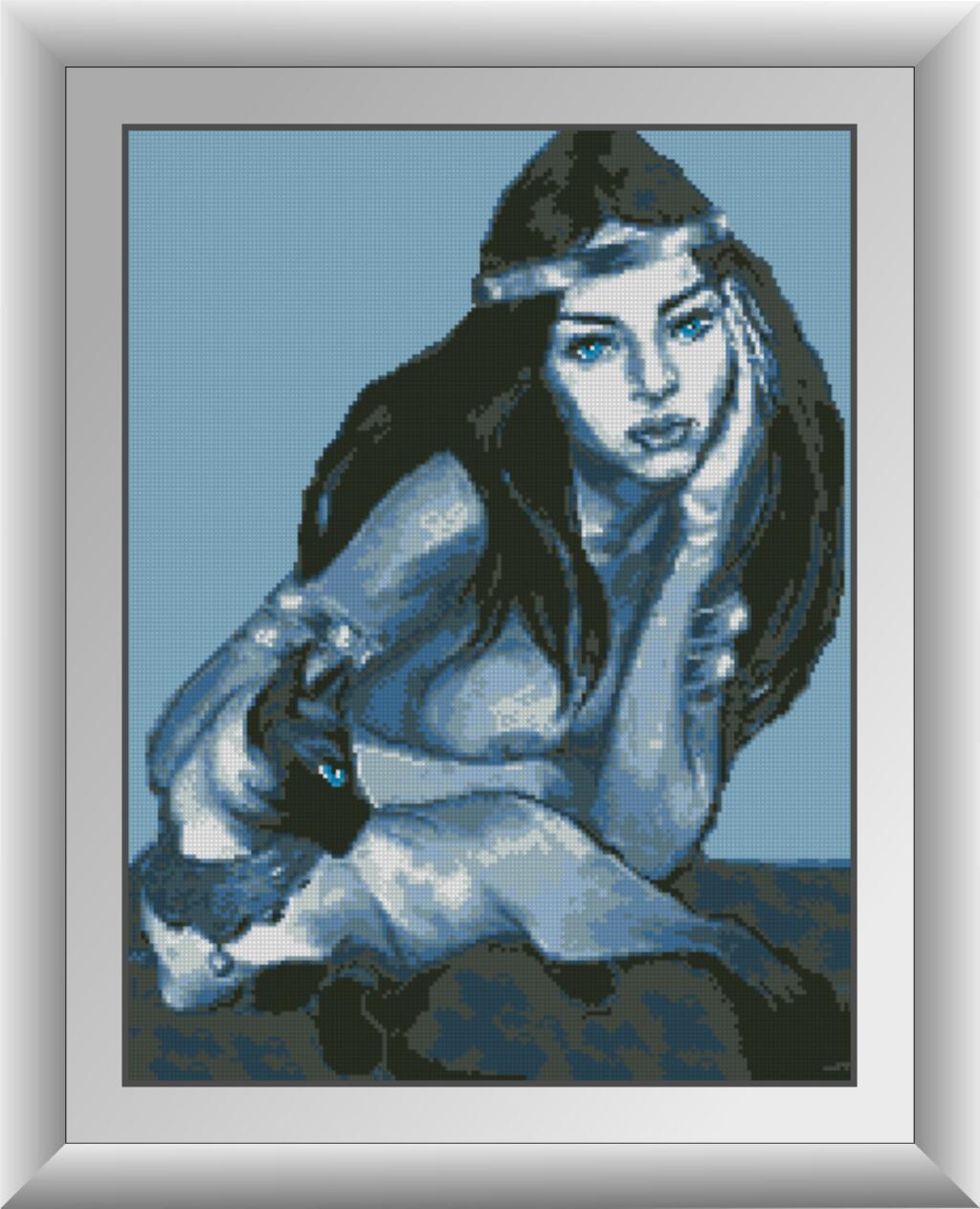 

Набор алмазной живописи Dream Art Сиамская кошка