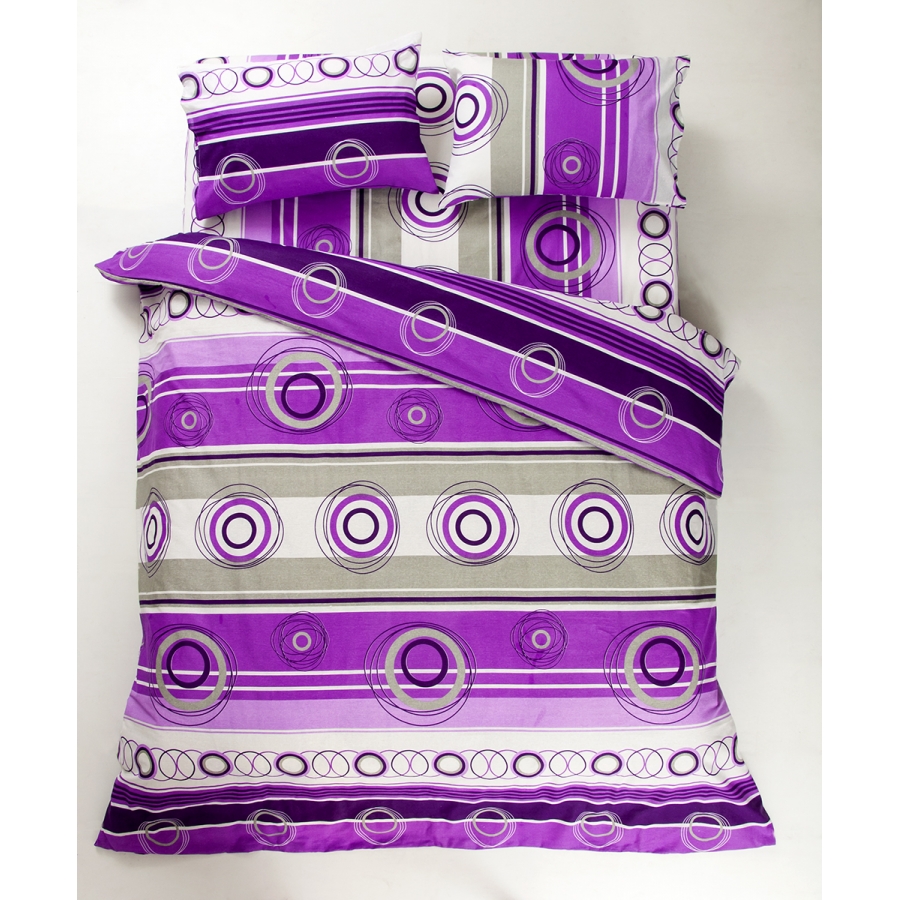 

Постельное белье Lotus Ranforce - Sweet сиреневый евро