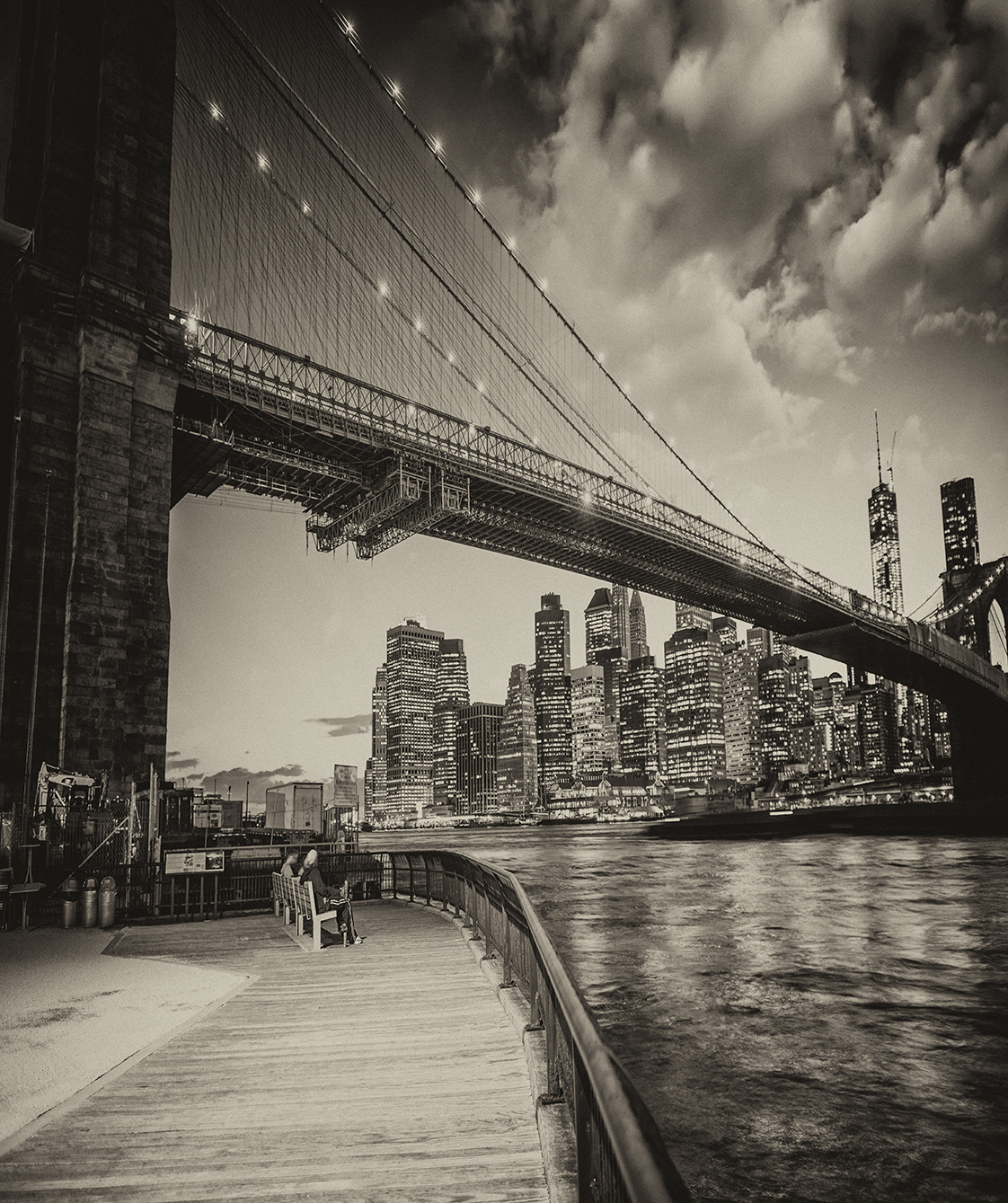 

Фотообои WS Wallpaper Бруклинский мост 285*340 (158591789) Песок