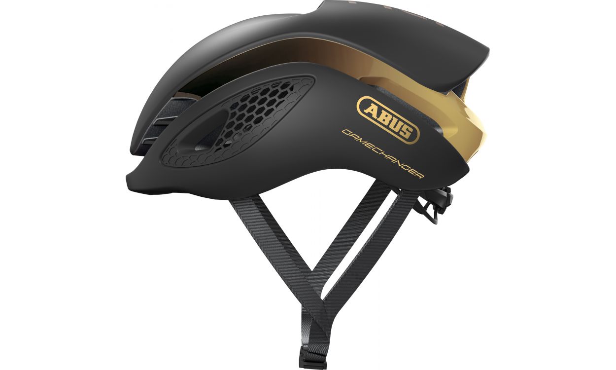 

Шлем велосипедный ABUS GAMECHANGER Black Gold L (58-61 см) (867590)