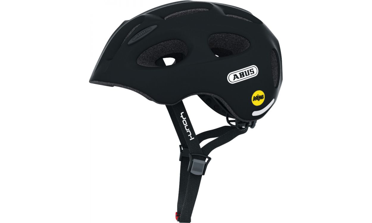 

Велосипедный детский шлем ABUS YOUN-I MIPS Velvet Black S (48-54 см) (388118)