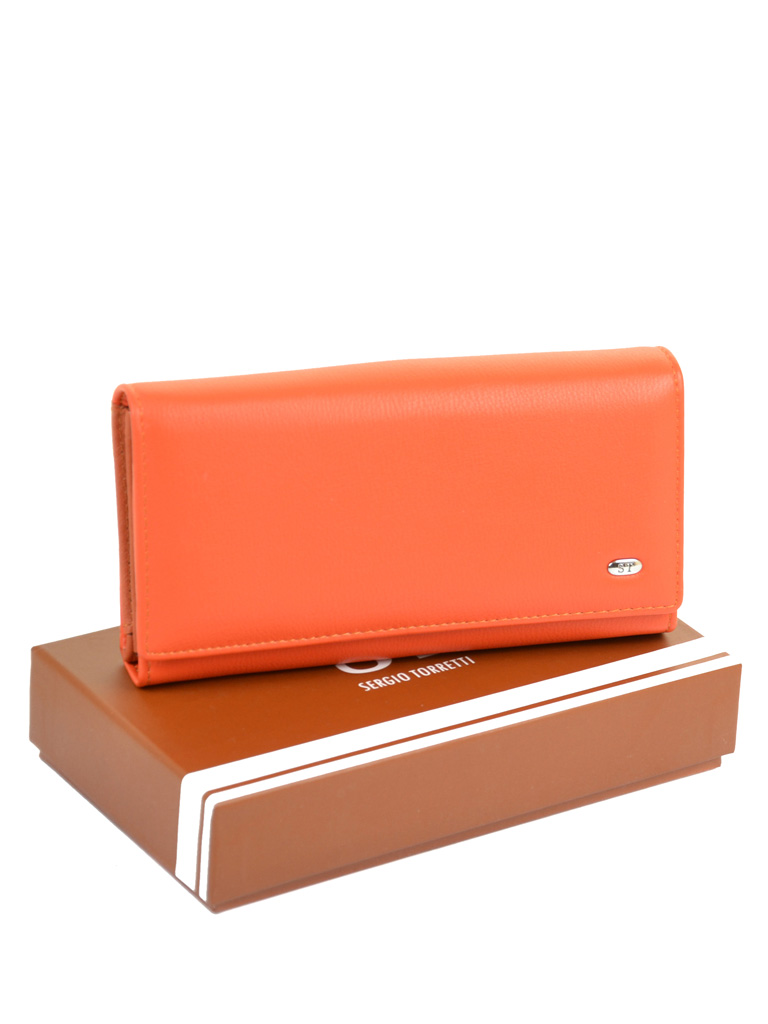 

Женский кожаный кошелек ST 29755 orange