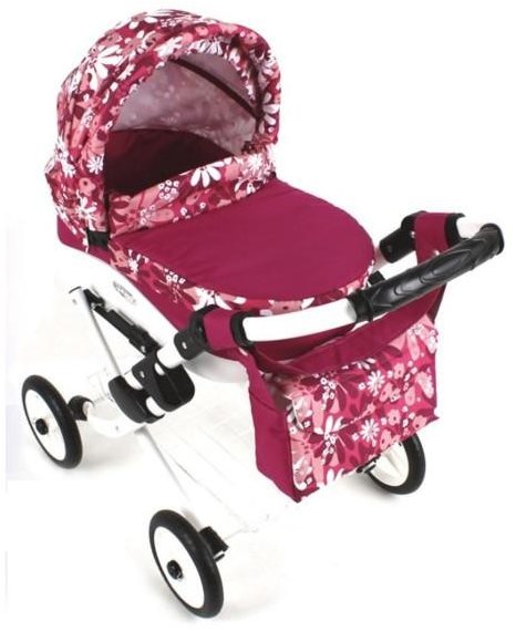 

Коляска для кукол Adbor Adbor Lily K-22 розовый
