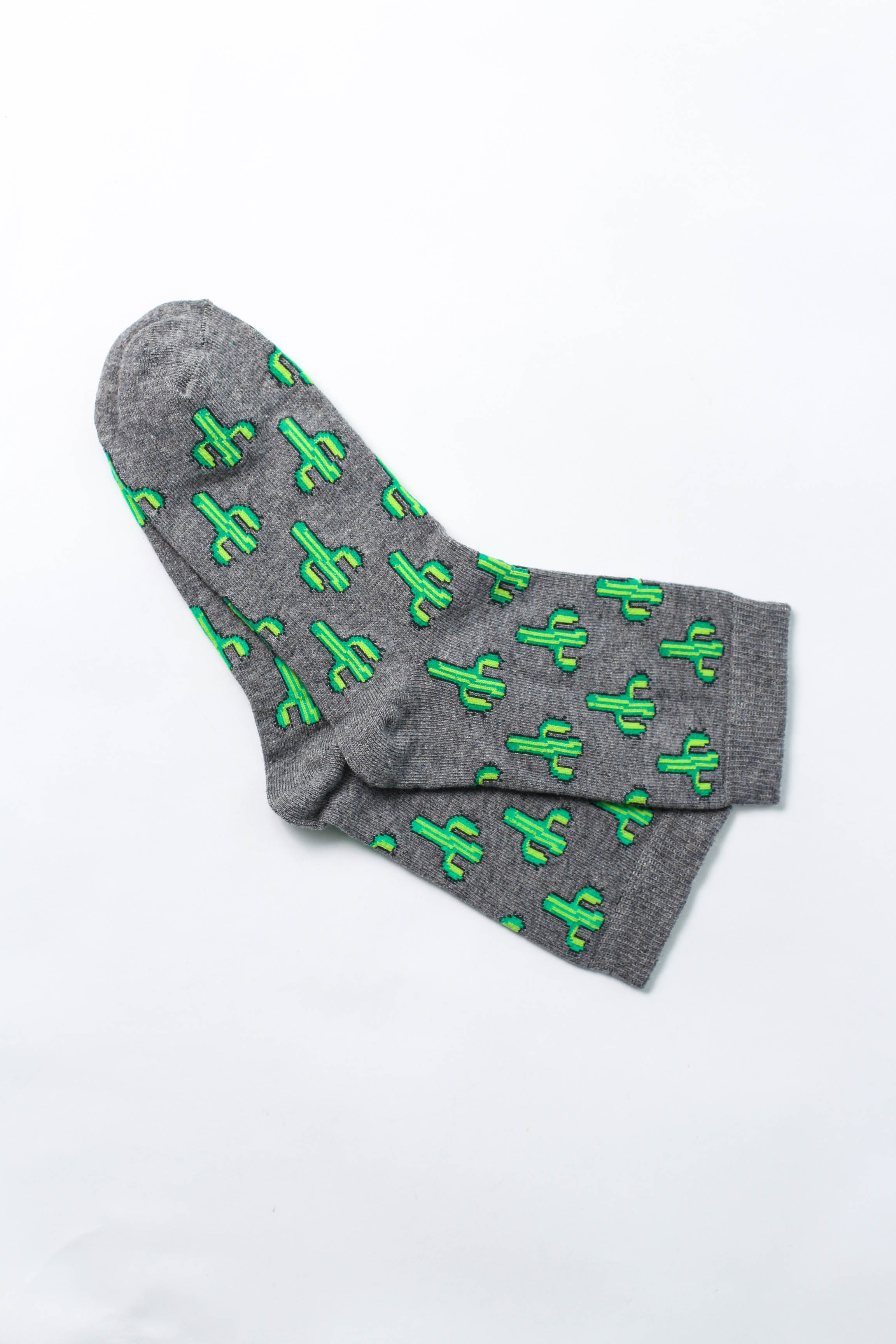 

Носки Crazy Llama`s Кактус 222-15 серый 36-42