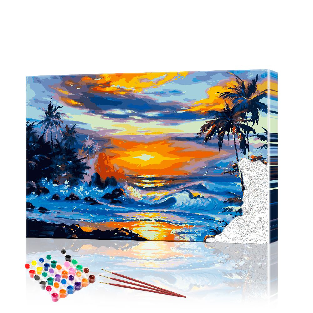 

Картина по номерам ArtSale "Морской пейзаж" размер 40х50 см
