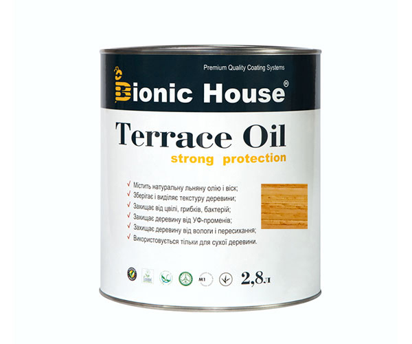 

Масло для терасс Bionic-House 2,8л Дуб