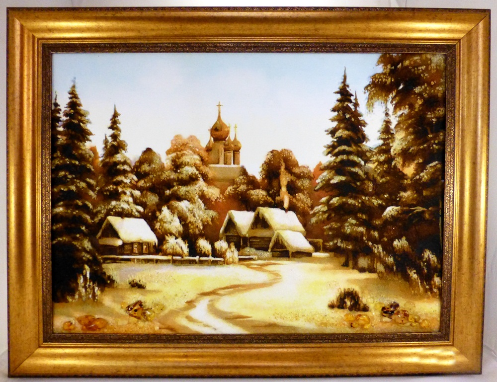 

Пейзаж Зима в деревне П-62 Гранд Презент 40*60