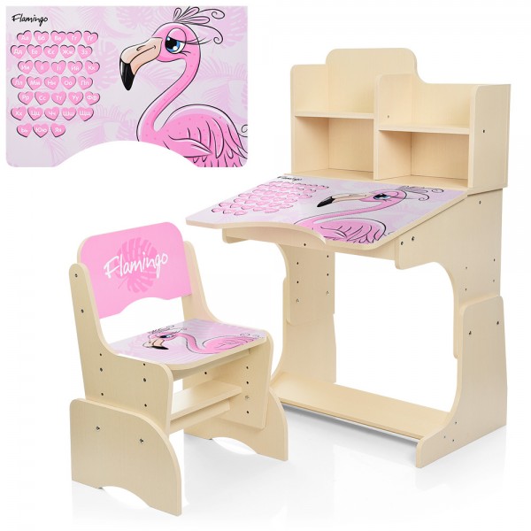 

Парта Bambi W 2071-74-1 Pink/Beige (PS03688)
