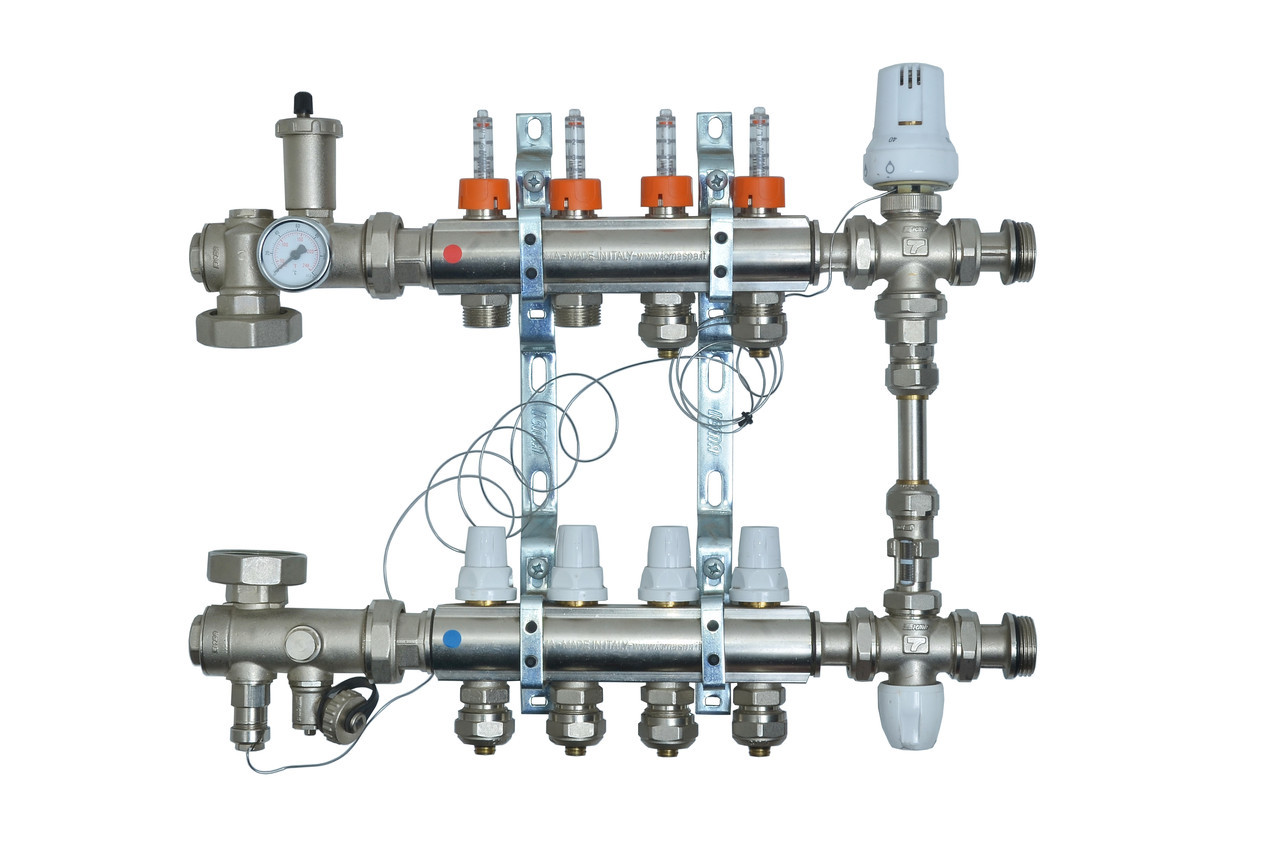 

Коллектор для теплого пола Icma K0111 на 4 контура K0111-4 (CM)