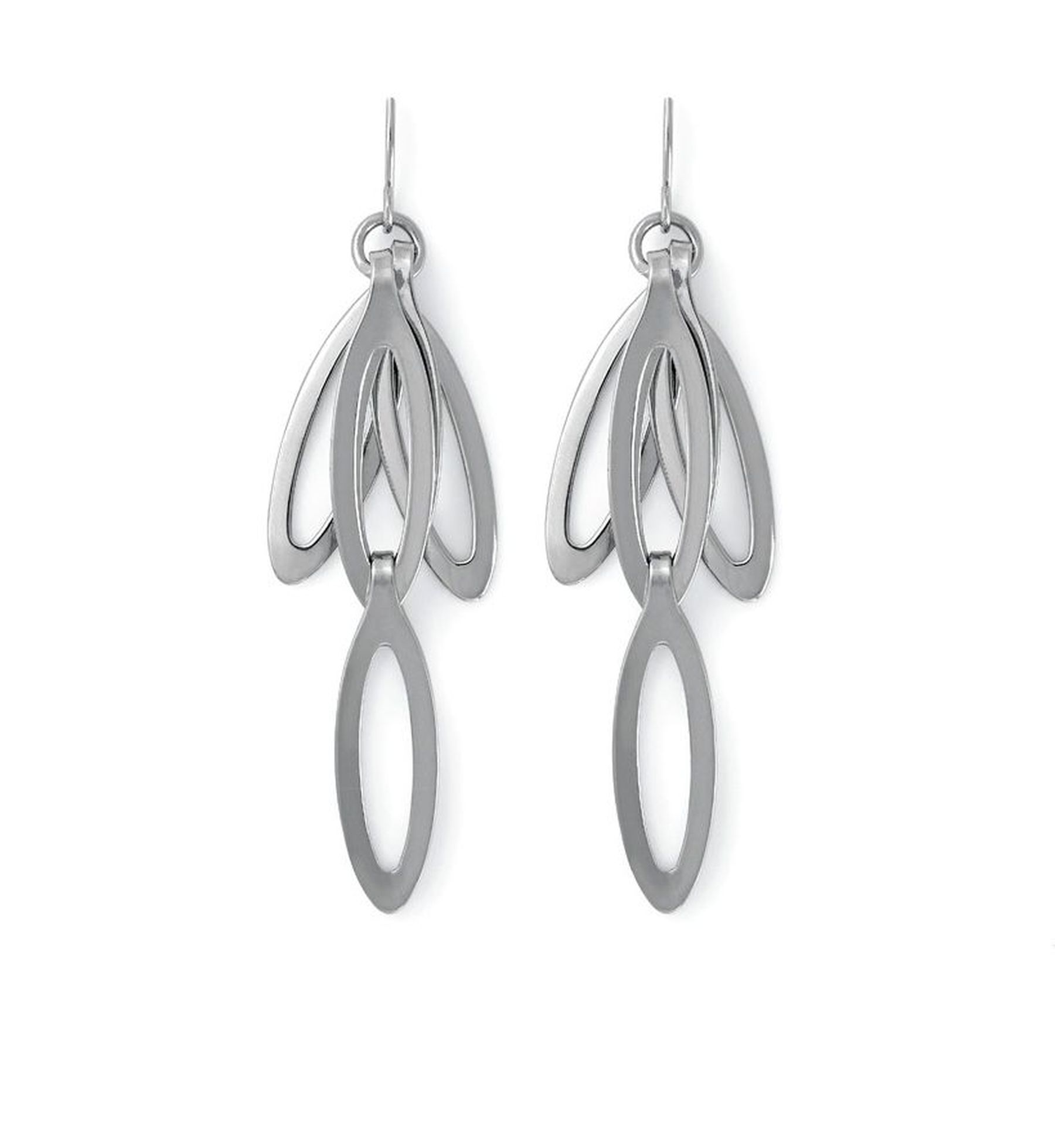 

Серьги с подвесками, родированныые Honey Fashion Accessories
