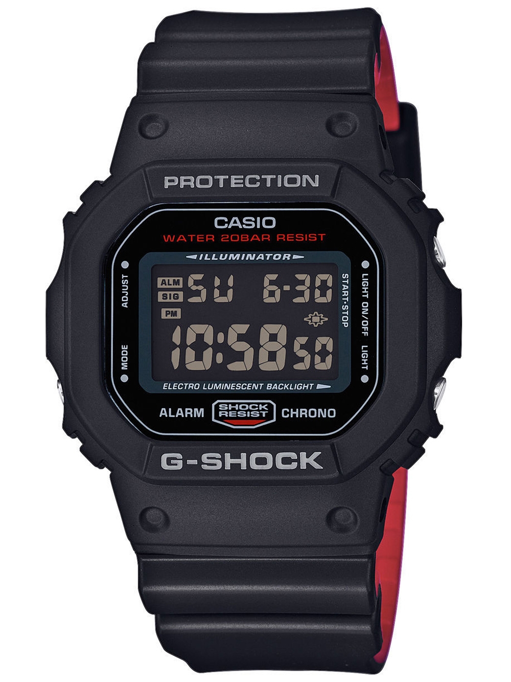 

Часы Casio DW-5600HR-1ER G-Shock 43mm 20ATM