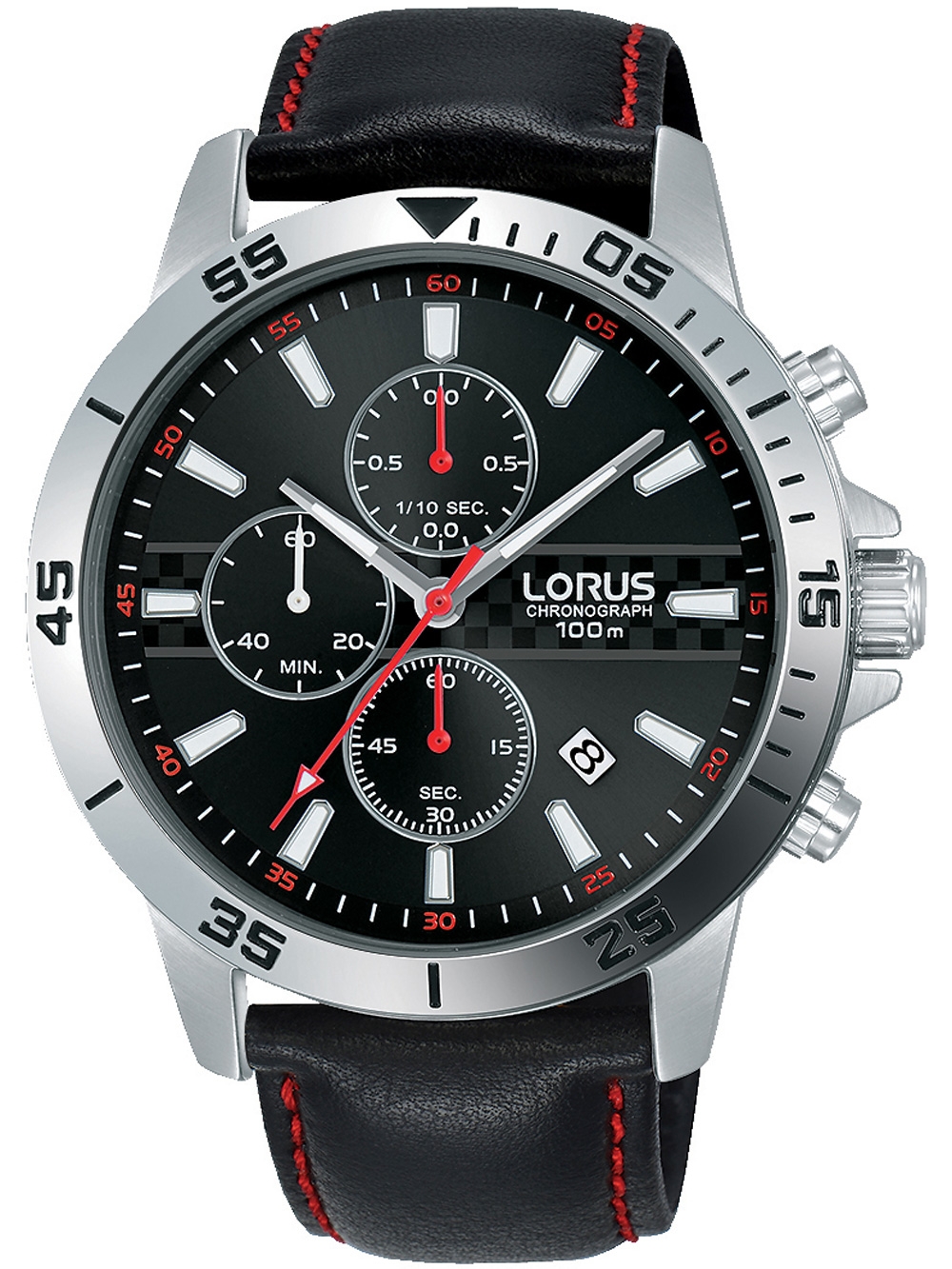 

Часы Lorus RM313FX9 Chrono Herren 44mm 10ATM