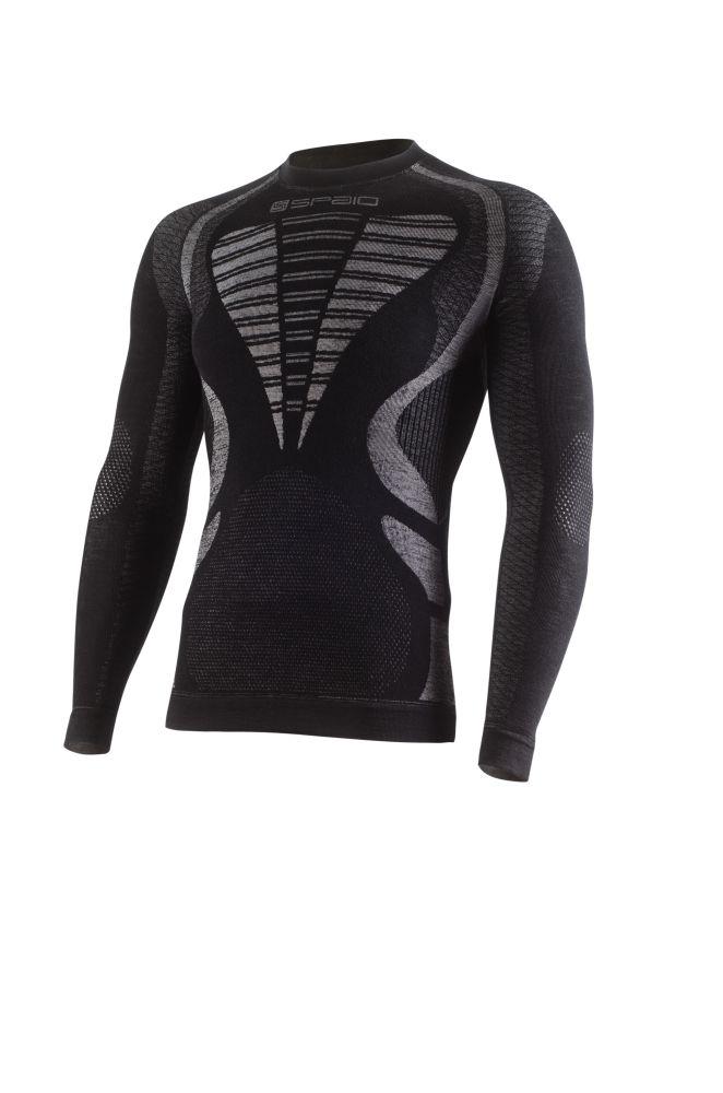 

Термобелье реглан мужской SPAIO Merino W01 XL черный/серый