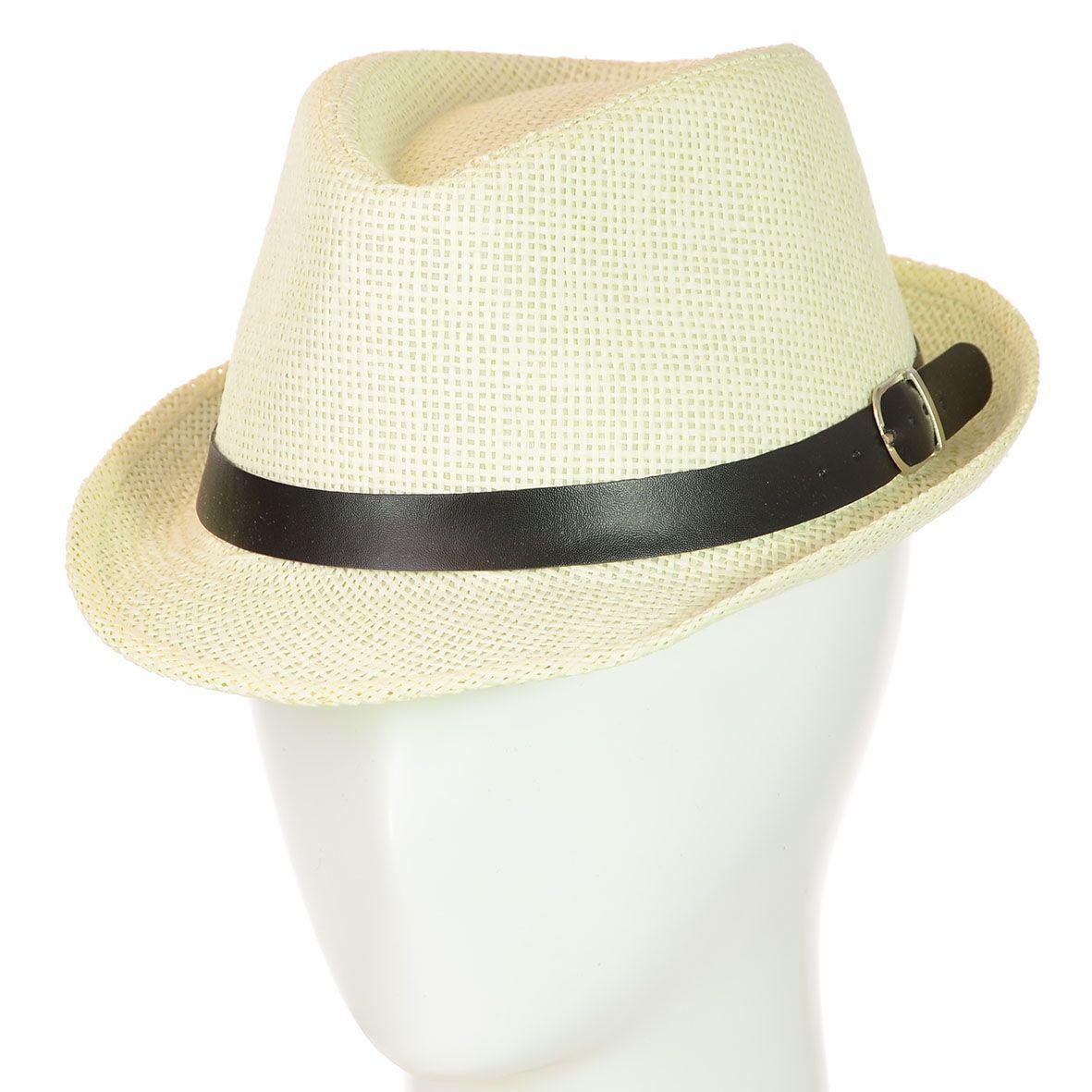 

Детская шляпа-челентанка (Федора) Fashion 52-54 см Молочный (12017-8)