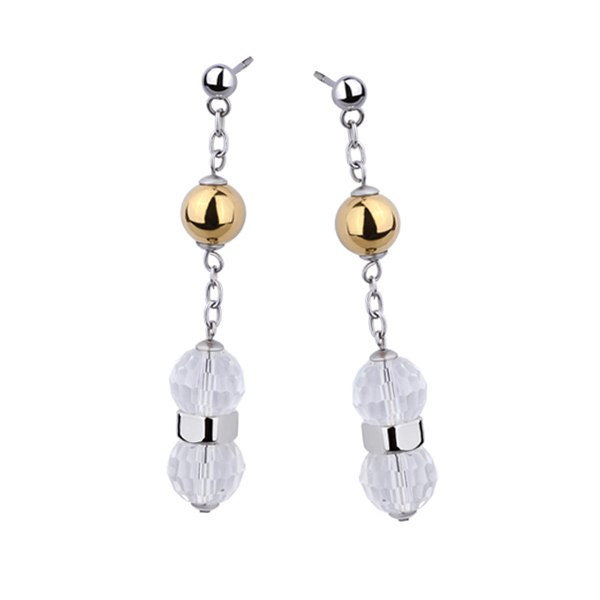 

Женские серьги ювелирная сталь SWAROVSKI ELEMENTS Whites