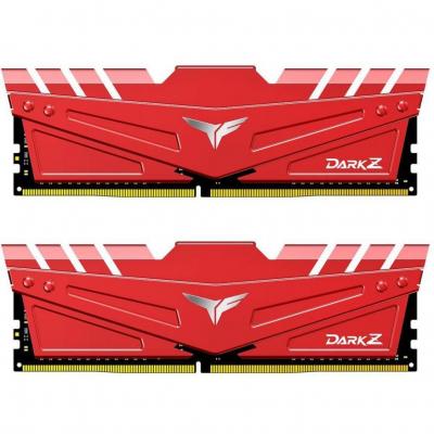 

Модуль памяти для компьютера DDR4 16GB (2x8GB) 3000 MHz T-Force Dark Z Red Team (TDZRD416G3000HC16CDC01)