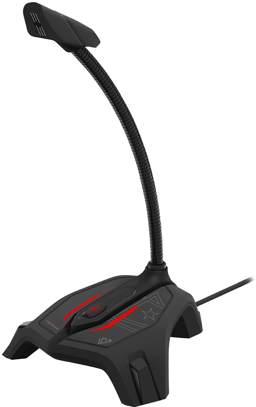 

Микрофон Vertux Streamer-2 LED, USB Black (streamer-2.black)