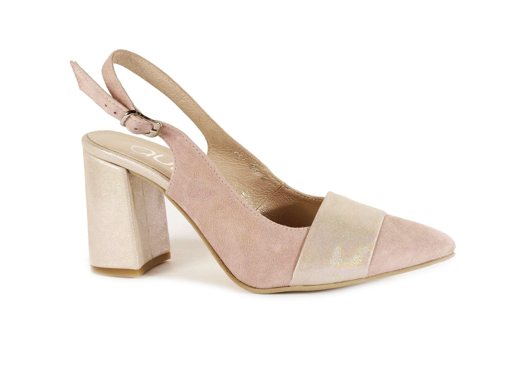 

Босоножки AURA 24181109 38 Пудровый