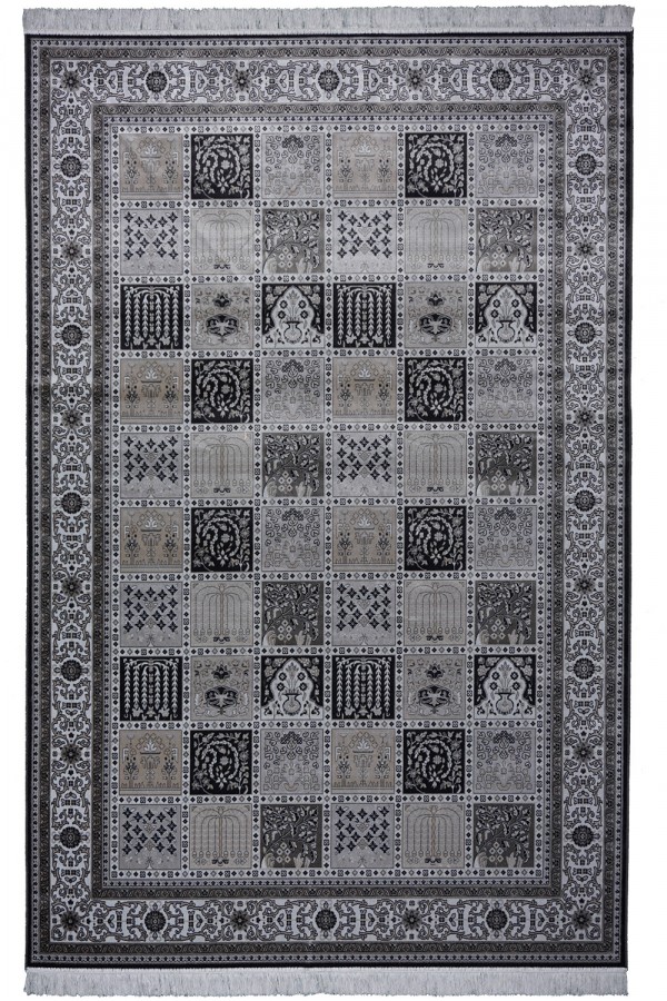 

Ковер Devos-Caby VERSAILLES 84141 0.65 x 1.35 m Черный_black/silver Прямоугольник