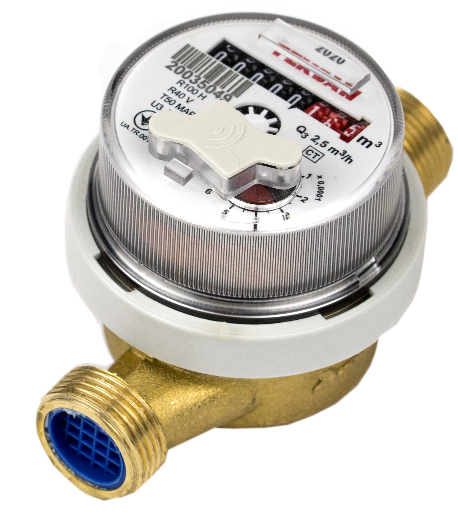 

Счетчик холодной воды TEKSAN CT20-130 Q3:4,0 R100 T50 P/O одноструйный