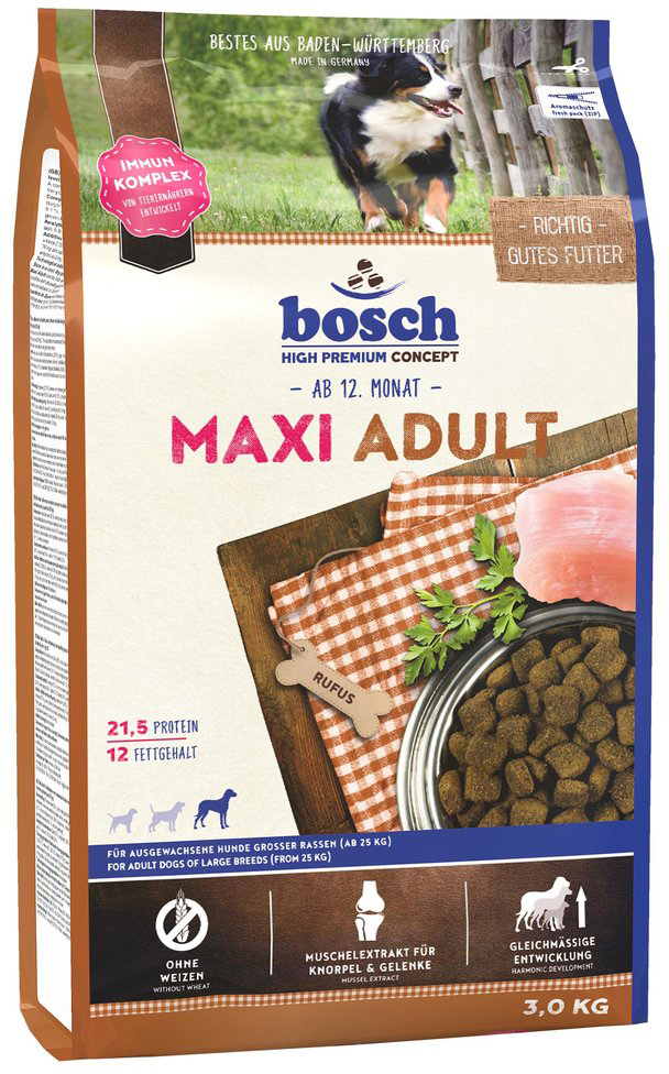 Сухой корм для собак Bosch HPC Maxi Adult 3 кг