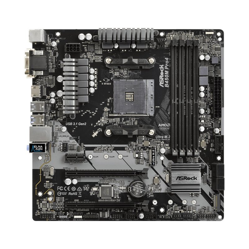 

Материнская плата ASRock B450M Pro4 (B450M Pro4)