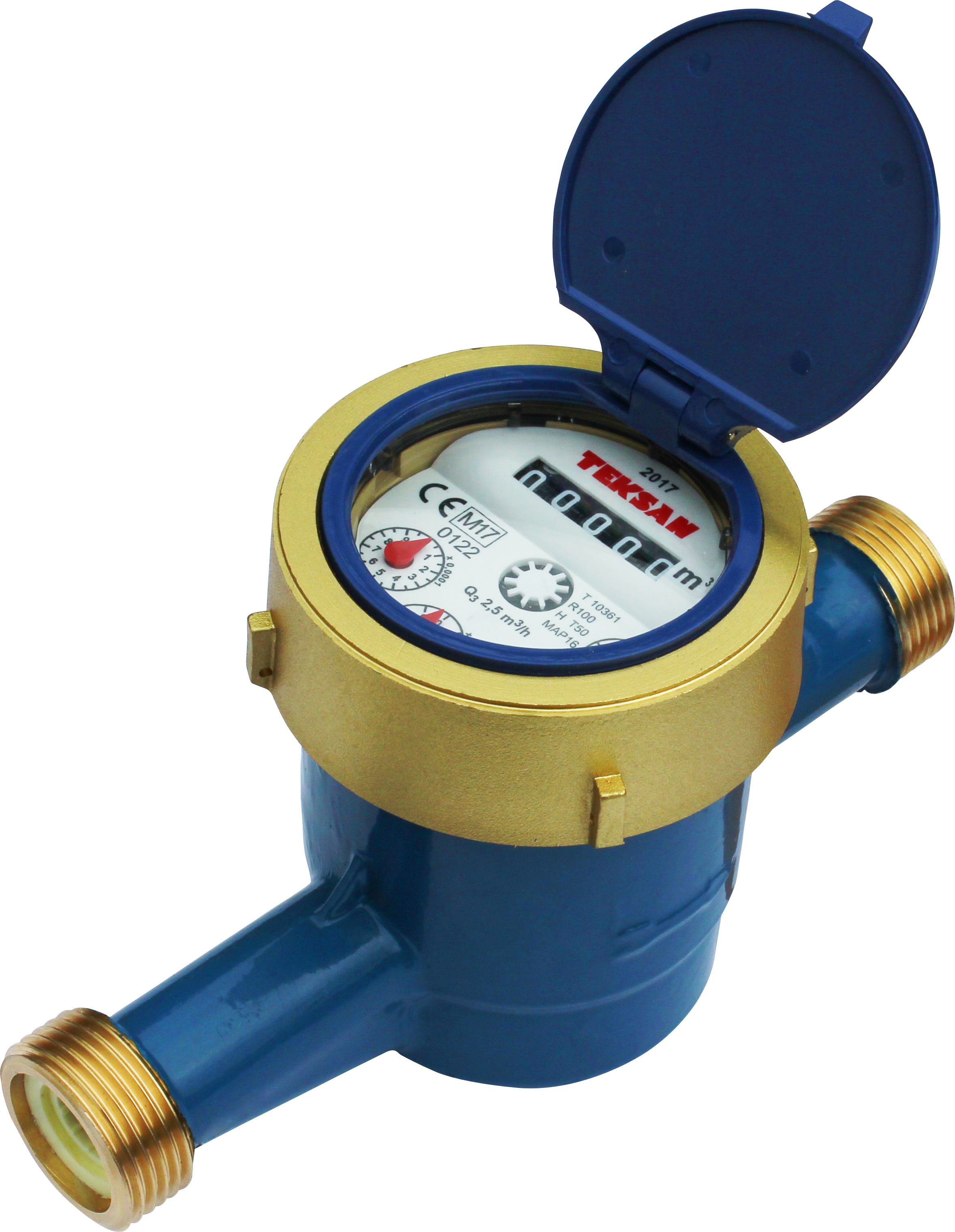 

Счетчик холодной воды TEKSAN BR40-300 Q3:16 R160 T50 P/O многоструйный