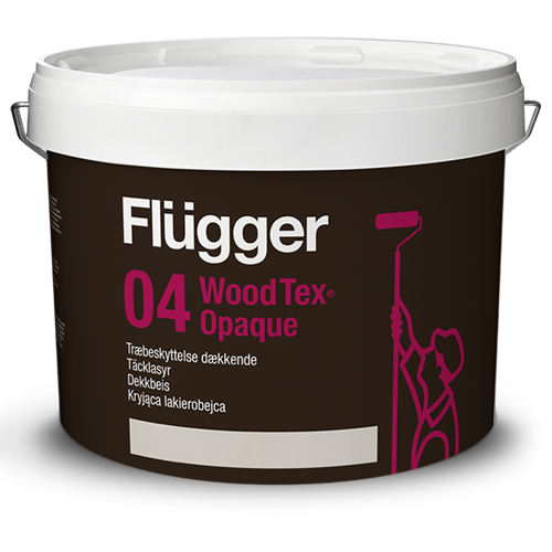 

Финишная пигментированная алкидная пропитка Flugger Wood Tex Opaque, для дерева, 9.1л base 4 (45602)