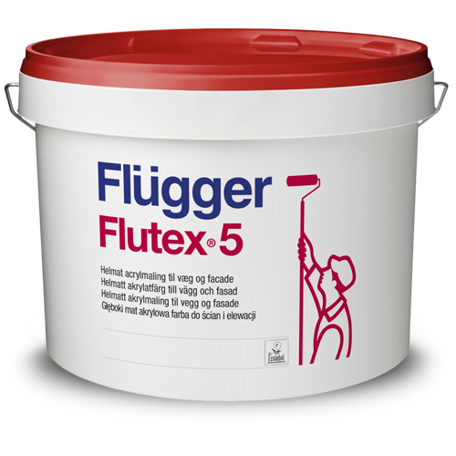 

Матовая акриловая краска Flugger Flutex 5 для стен и фасадов, 9,1л base 6