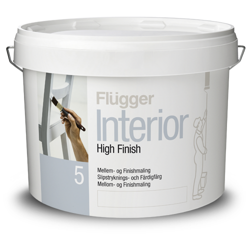 

Матовая акриловая эмаль Flugger Interior High Finish 5, 2,8л base 4