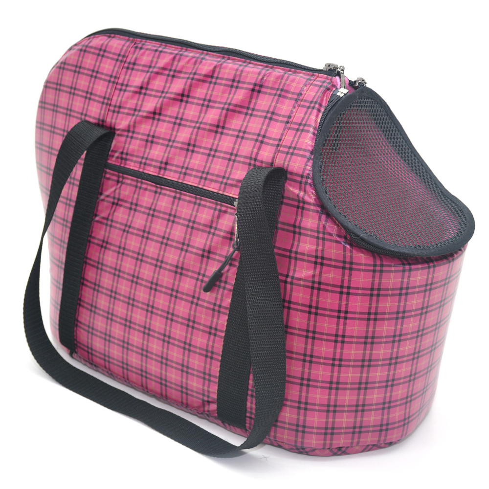 

Сумка переноска для котов и собак Мимоза Zoo-hunt малиновая №1 22 х 42 х 33 см М1911-м