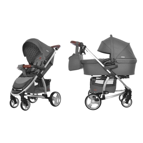 

Коляска универсальная CARRELLO Vista (Каррелло Виста) CRL-6501 Steel Gray /1/