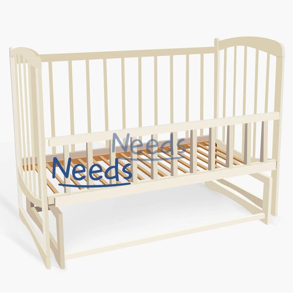 

Детская кроватка For Baby No600 Comet деревянная маятник с откидным бортиком Слоновая кость