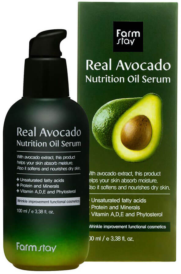 Поживна сироватка Farmstay Real Avocado Nutrition Oil Serum з олією ...