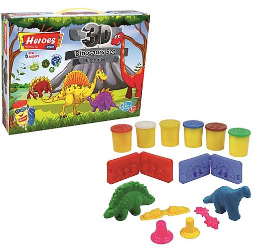 

Набор теста для лепки "Динозаврики" Play Toys (E ERN-568)