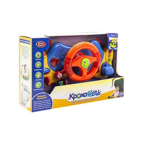 

Руль музыкальный "Кроха", оранжевый PLAY SMART (7324)