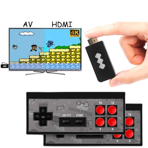 

Игровая консоль беспроводная HDMI Dendy NES 8бит 568игр Data Frog Y2 HD