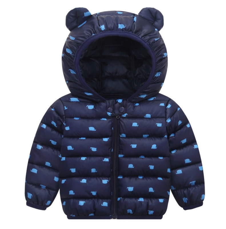 

Куртка детская демисезонная Голубые слоники Berni Kids (110) Синий