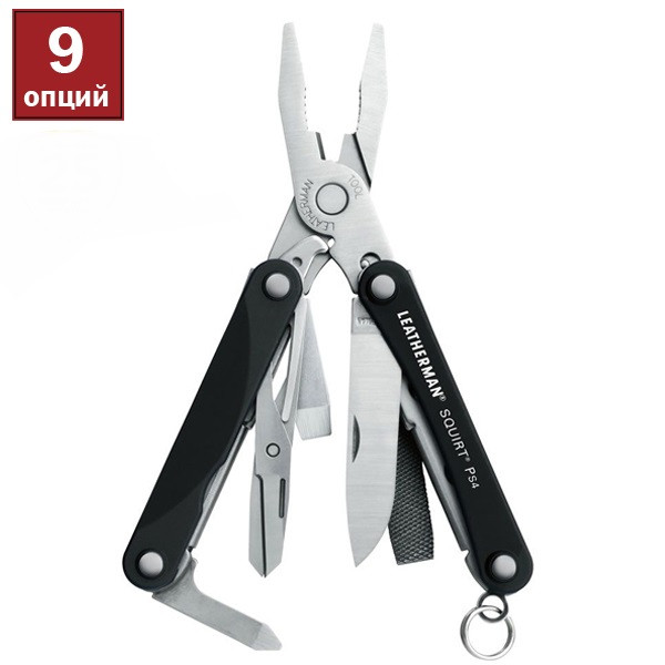 

Мультитул LEATHERMAN Squirt PS4 black