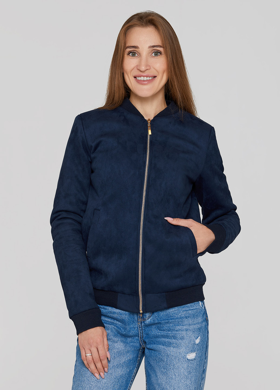 

Утепленная куртка из эко-замша Sorelle М Синий Джесс