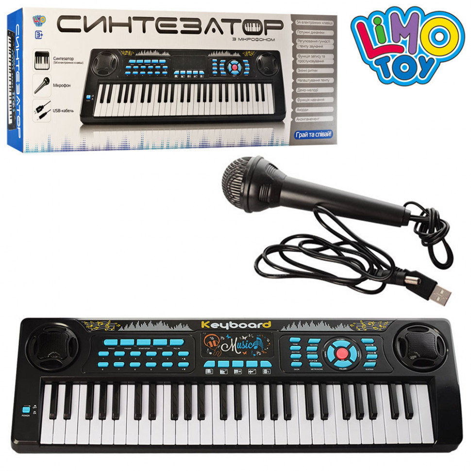 

Синтезатор детский с микрофоном M 5499