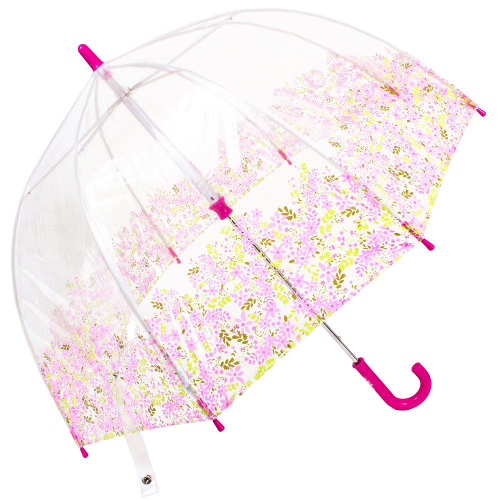 

Детский зонт-трость механический (FULC605-Pretty-Petals) Fulton 66 см Прозрачный 000129540