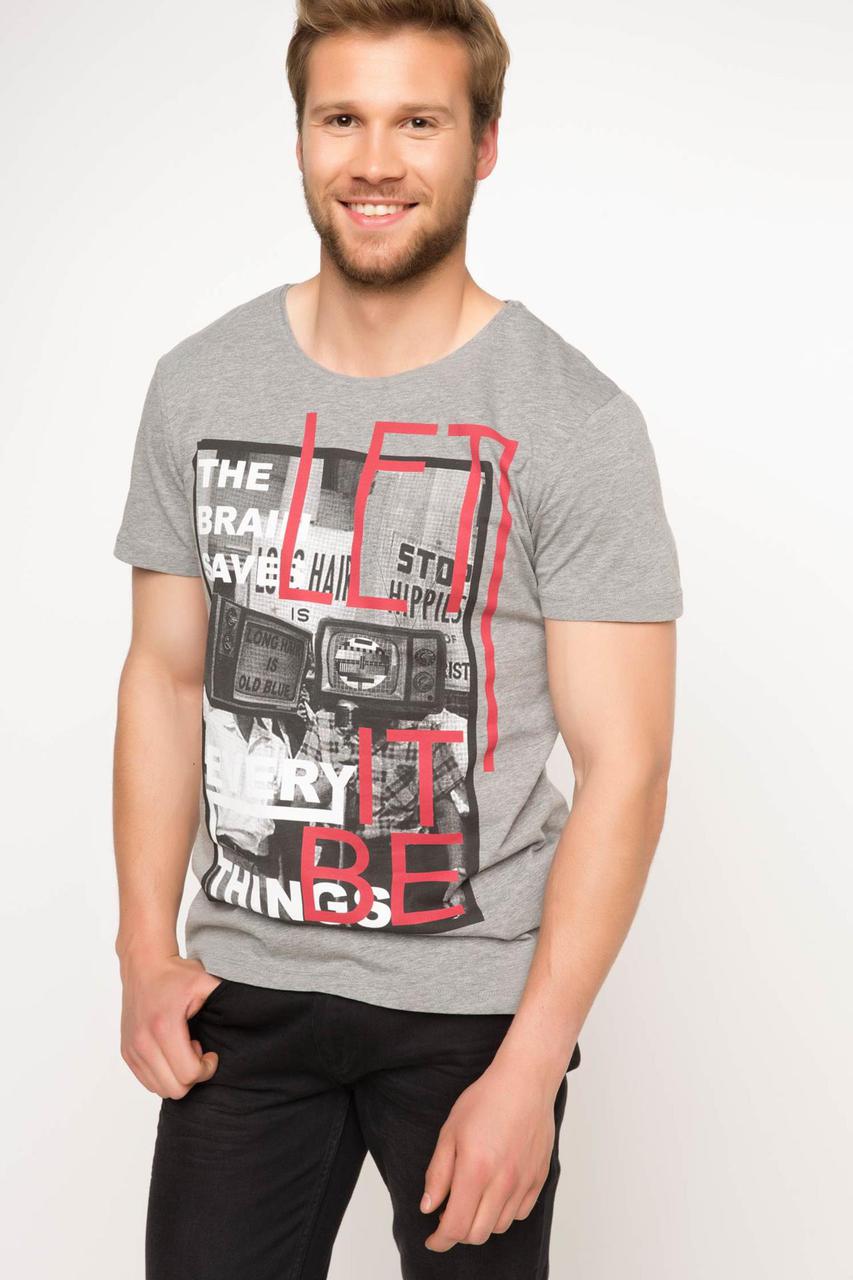 

Футболка DeFacto  Серая (DeFT-shirt -212, Футболка DeFacto S Серая (DeFT-shirt -212)